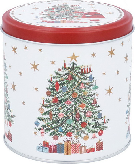 Емкость для хранения Gisela Graham Nostalgia Санта с елкой / 31489 - фото