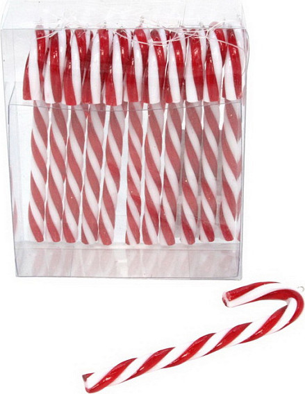 Набор елочных игрушек Gisela Graham A Nordic Christmas Карамельная трость / 13419 - фото