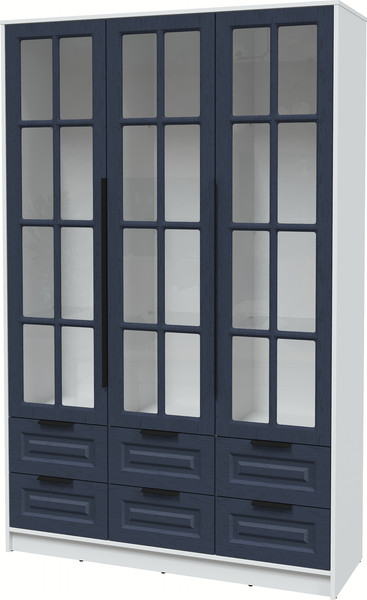 Шкаф с витриной Интерлиния Концепт КТ-ШВ3 Деко - фото