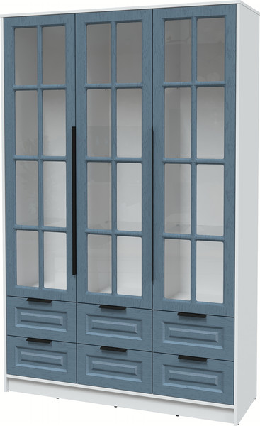 Шкаф с витриной Интерлиния Концепт КТ-ШВ3 Деко - фото