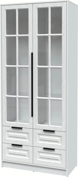 Шкаф с витриной Интерлиния Концепт КТ-ШВ2 Деко - фото