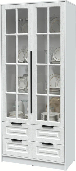 Шкаф с витриной Интерлиния Концепт КТ-ШВ2 Деко