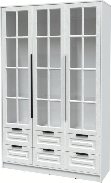 Шкаф с витриной Интерлиния Концепт КТ-ШВ3 Деко - фото