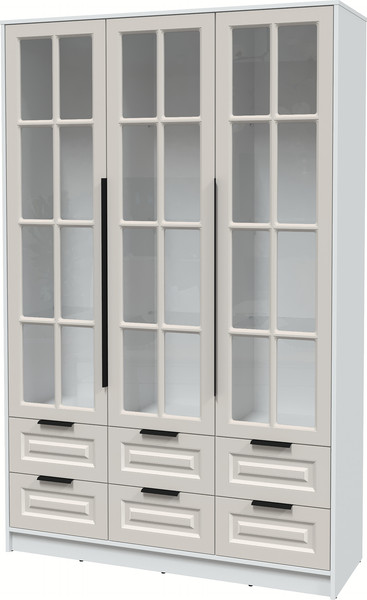 Шкаф с витриной Интерлиния Концепт КТ-ШВ3 Деко - фото