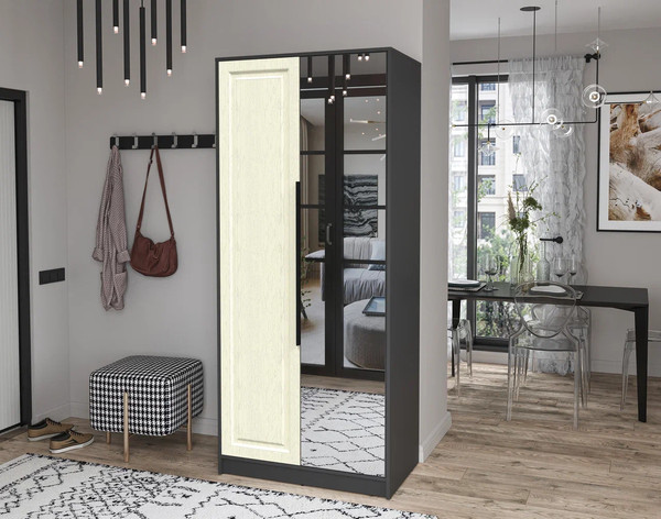 Шкаф Интерлиния Концепт КТ-Ш2з Деко