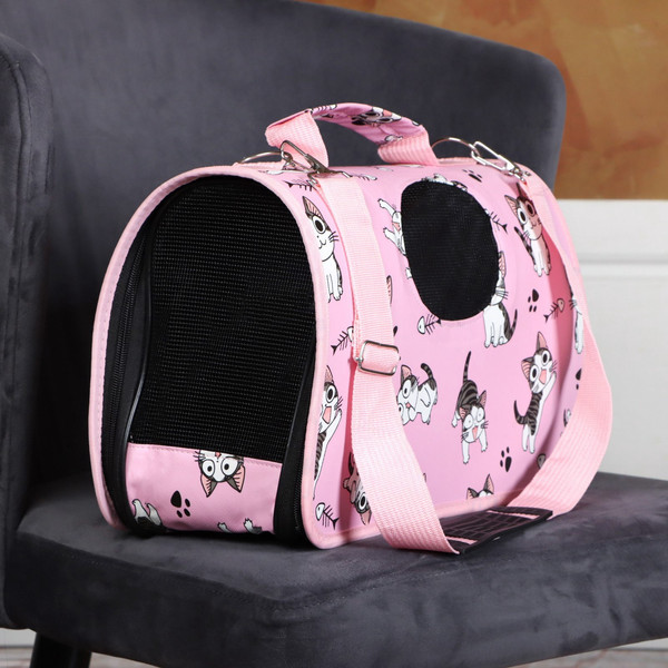 Сумка для животных Sima-Land Играющие котики / 6971605