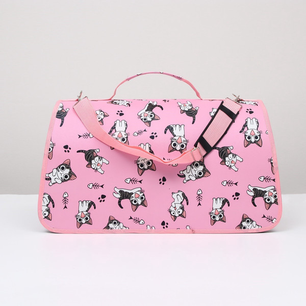 Сумка для животных Sima-Land Играющие котики / 6971605