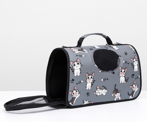 Сумка для животных Sima-Land Играющие котики / 6971607