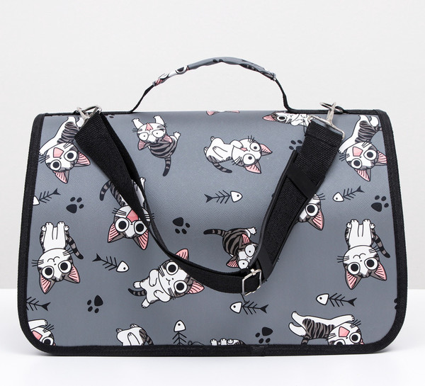 Сумка для животных Sima-Land Играющие котики / 6971607