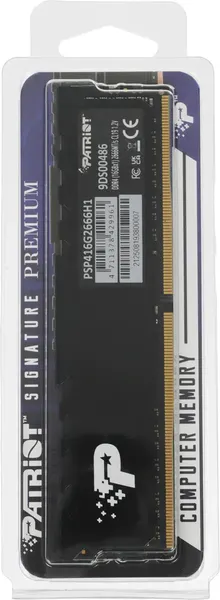 Оперативная память DDR4 Patriot PSP416G2666H1