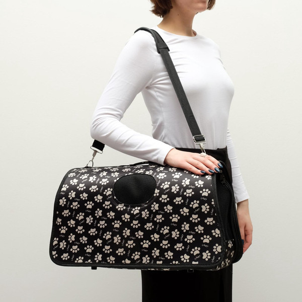 Сумка для животных Sima-Land Лапки Happy / 3679631