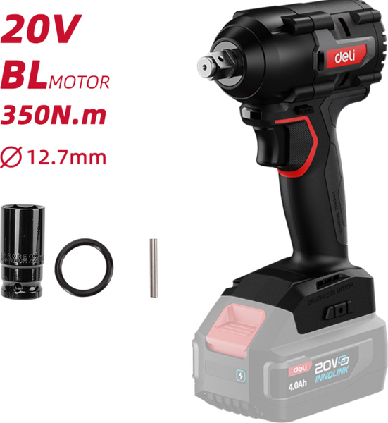 Аккумуляторный гайковерт Deli RS EDE-BS20-1