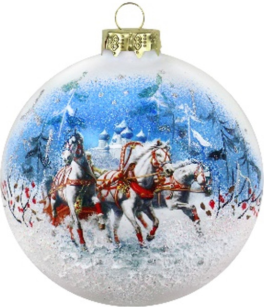 Шар новогодний Декарт 8К0007 - фото