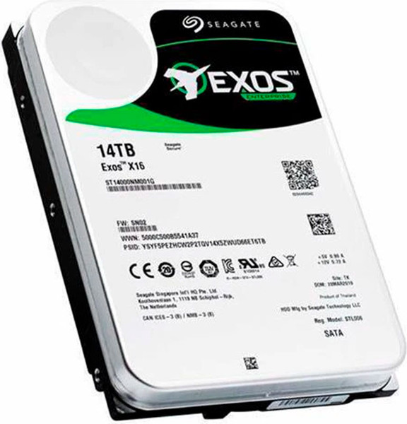 Жесткий диск Seagate Exos X16 14TB (ST14000NM011G) - фото