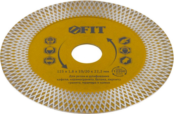 Отрезной диск алмазный FIT 37439