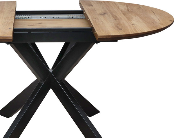 Обеденный стол ОКА Раунд раздвижной d110-150x75