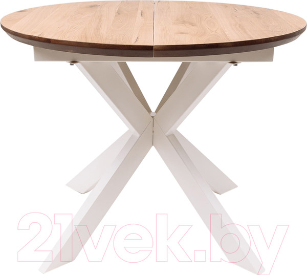 Обеденный стол ОКА Раунд раздвижной d110-150x75 - фото
