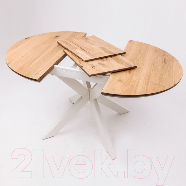 Обеденный стол ОКА Раунд раздвижной d110-150x75