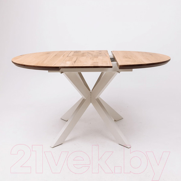 Обеденный стол ОКА Раунд раздвижной d110-150x75