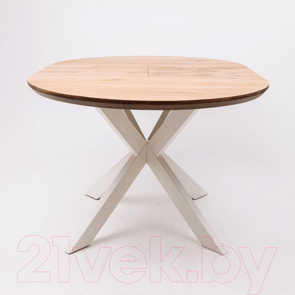 Обеденный стол ОКА Раунд раздвижной d110-150x75