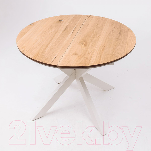 Обеденный стол ОКА Раунд раздвижной d110-150x75