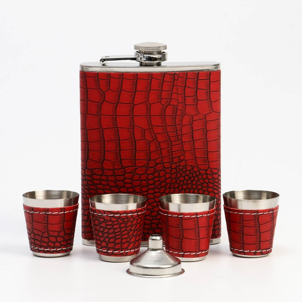 Фляга Sima-Land Кожа питона 1129723