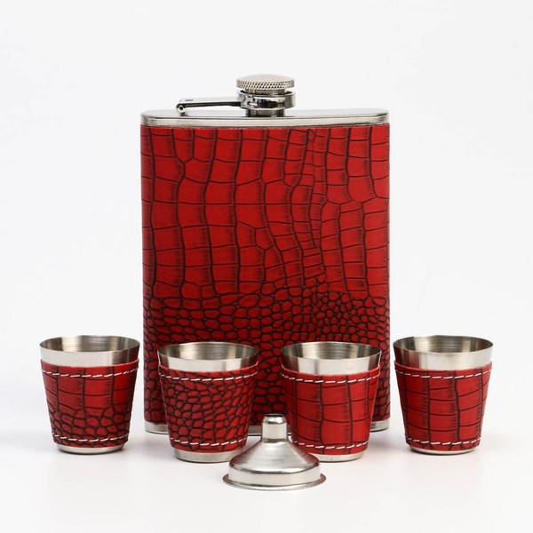 Фляга Sima-Land Кожа питона 1129723