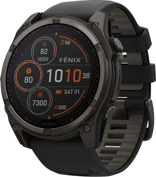 Умные часы Garmin Fenix 8 Sapphire Solar 51mm / 010-02907-11 - фото