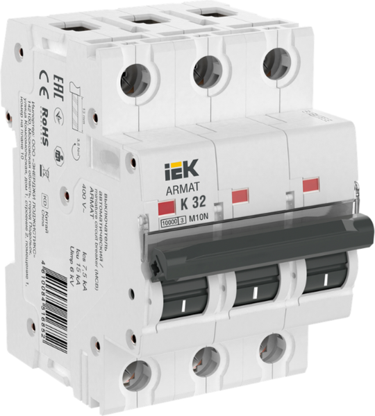 Выключатель автоматический IEK AR-M10N-3-K032 - фото