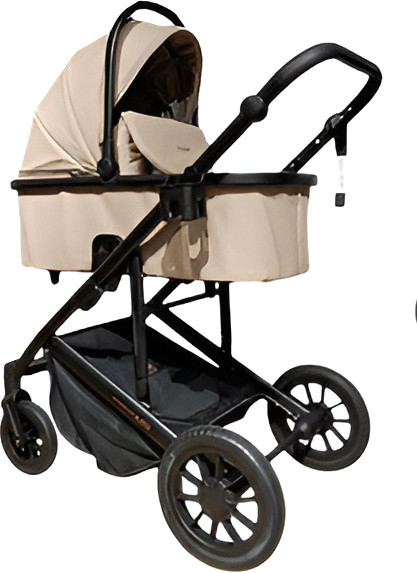 Детская универсальная коляска Farfello 2в1 Solo Duo Comfort Autumn beige / SOLO-4 - фото