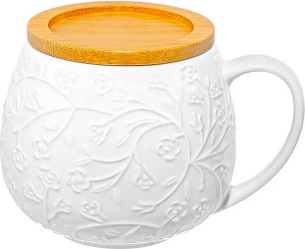 Кружка Elan Gallery Веточки-цветочки / 950349 - фото