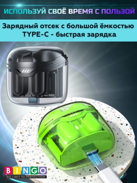 Беспроводные наушники Bingo TM40