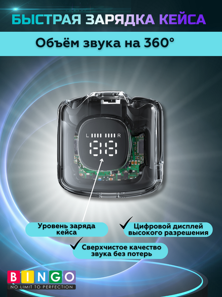 Беспроводные наушники Bingo TM60