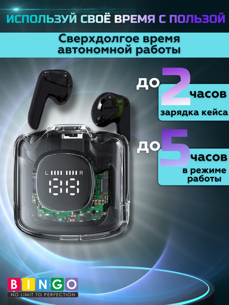 Беспроводные наушники Bingo TM60