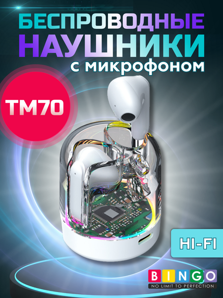 Беспроводные наушники Bingo TM70 - фото