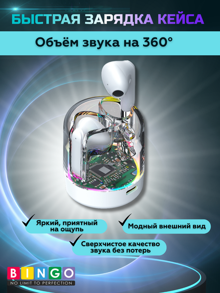 Беспроводные наушники Bingo TM70