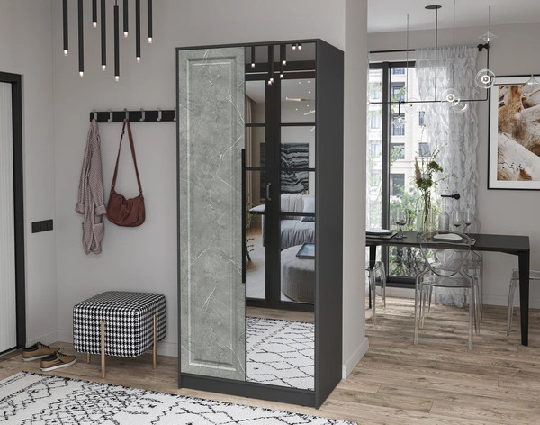 Шкаф Интерлиния Концепт КТ-Ш2з Деко