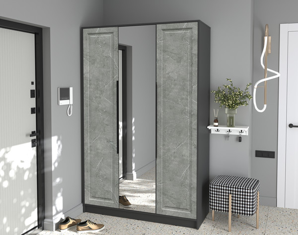 Шкаф Интерлиния Концепт КТ-Ш3з Деко