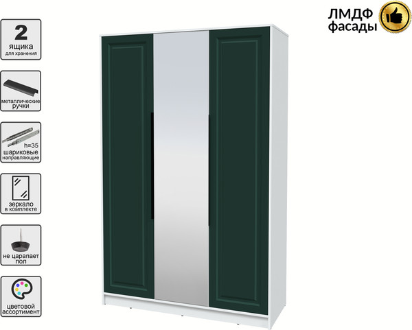 Шкаф Интерлиния Концепт КТ-Ш3з Деко