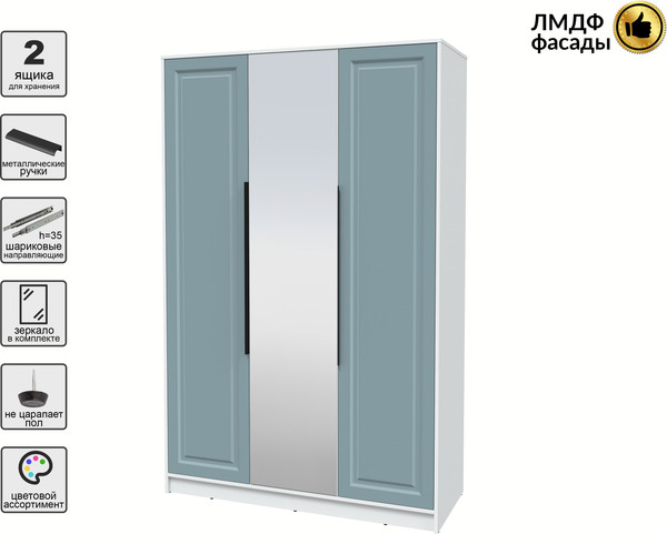 Шкаф Интерлиния Концепт КТ-Ш3з Деко