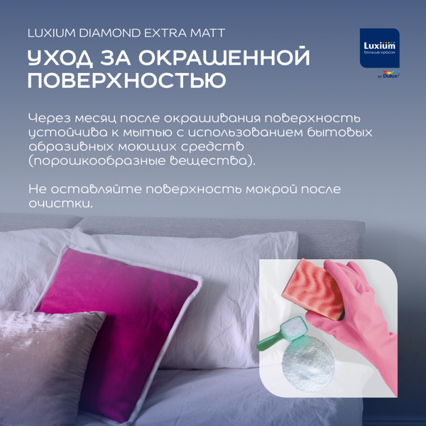 Краска Dulux Luxium Prof Diamond Extra Matt BW