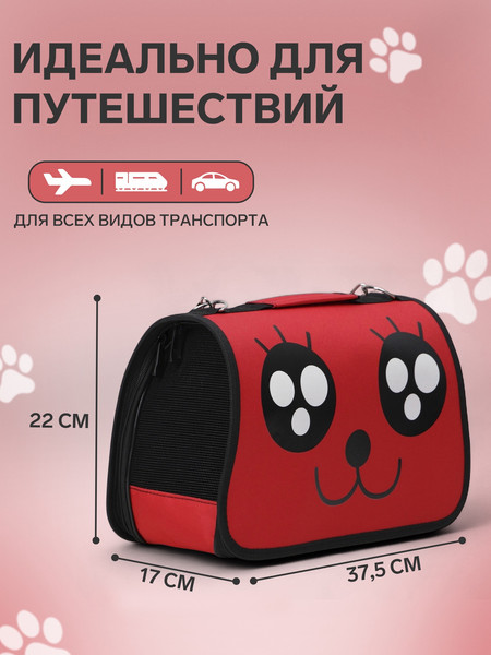 Сумка для животных Sima-Land Веселый жук / 4777611