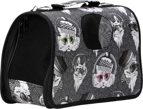 Сумка для животных Sima-Land Зимние коты / 4777613 - фото