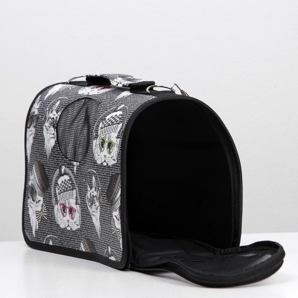 Сумка для животных Sima-Land Зимние коты / 4777613