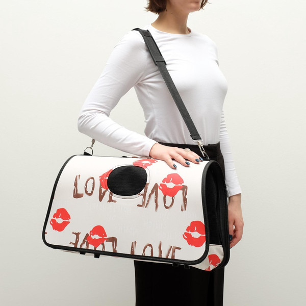 Сумка для животных Sima-Land Love / 4777619