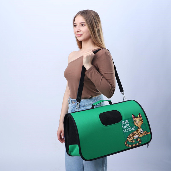 Сумка для животных Sima-Land Это моя карета / 5183935