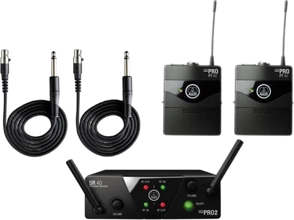 Радиосистема микрофонная AKG WMS40 Mini2 Instrumental Set ISM2/3 - фото