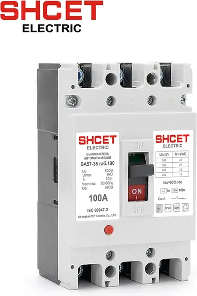 Выключатель автоматический SHCET 57-35 3Р 16А 22kA / S0000542 - фото
