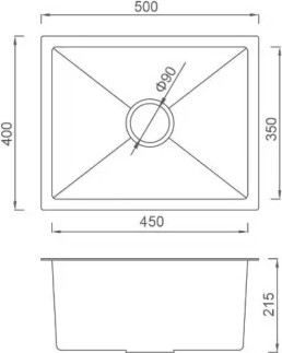 Мойка кухонная Gappo GS5040