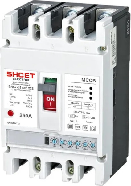 Выключатель автоматический SHCET 57-35 3Р 125А 50kA / S0000570 - фото